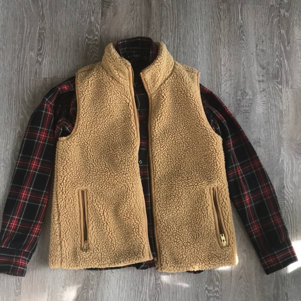 J.Crew Mustard Vest (Size Sx ) Style H1197